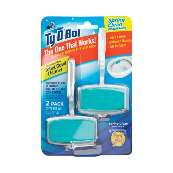 Ty-D-Bol Spring Clean Scent Automatic Toilet Bowl Cleaner 0.5 oz Gel 227000.6T